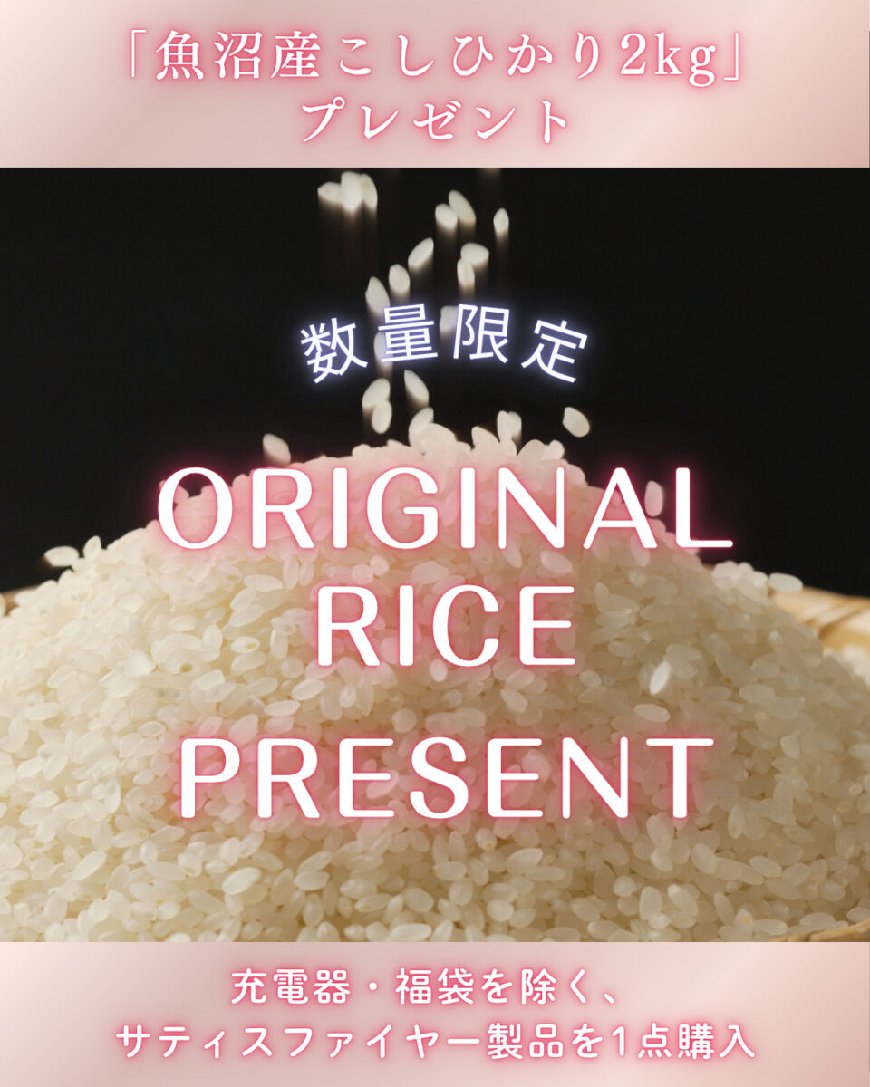 【サティスファイヤー購入プレゼント】魚沼産こしひかり2kg